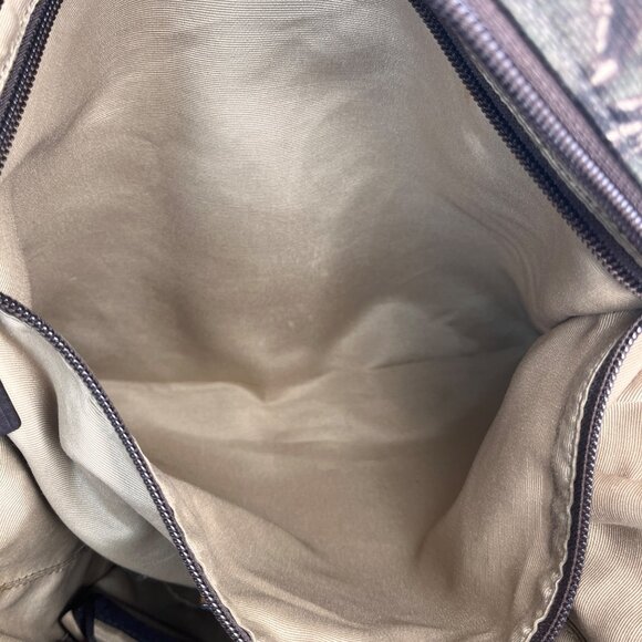 Coach Mens 2013 Heritage Web Canvas & Leather Camo X-L F70583 Shoulder Travel To - Picture 12 of 16